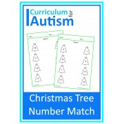 Christmas Tree Number Match 1-20